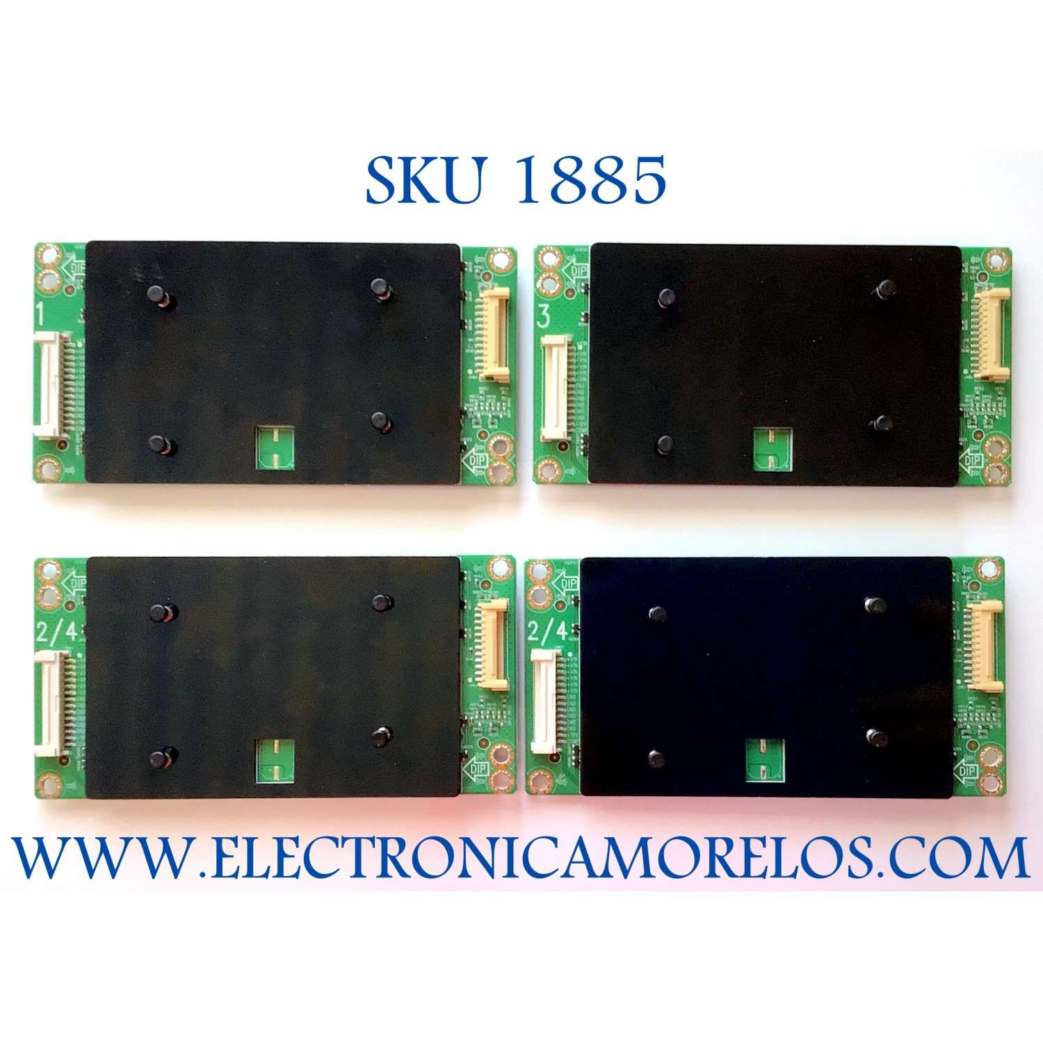 KIT COMPLETO DE LED DRIVER PARA TV VIZIO / NUMERO DE PARTE LNTVFW14ZXAA2 / LNTVFW14ZXAA6 / LNTVFW14ZXXA2 / 715G7530-P02-000-004Y / 715G7530-P01-001-004Y / 715G7530-P01-002-004Y / PANEL TPT550U2-EQLSHA.G REV:S1A / MODELO P55-C1 LTM7TMAS / P55-C1